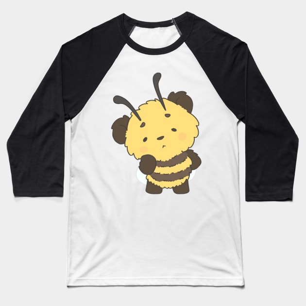 Honeybee bear Baseball T-Shirt by IcyBubblegum